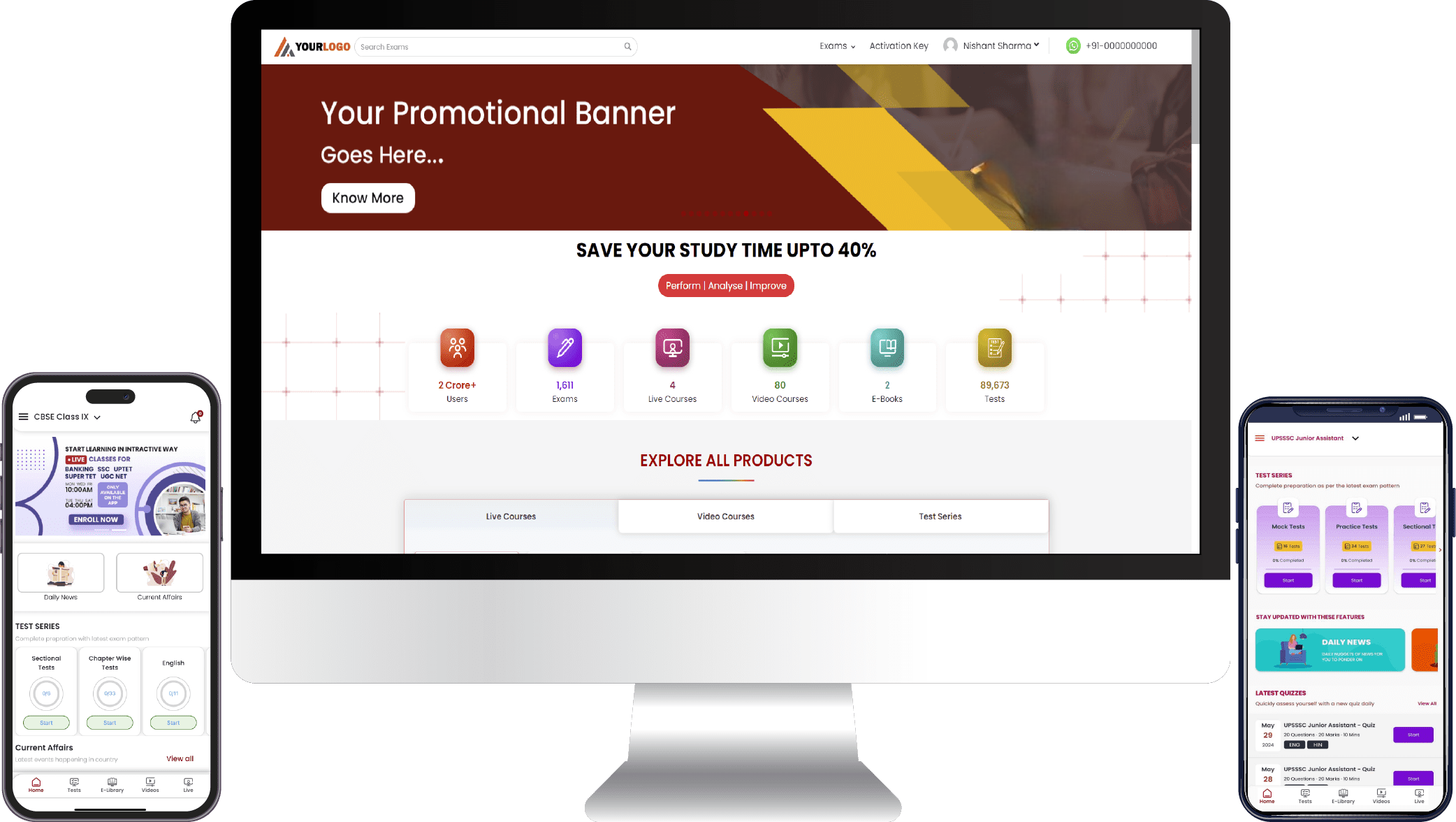 MY EXAM Prep single feature